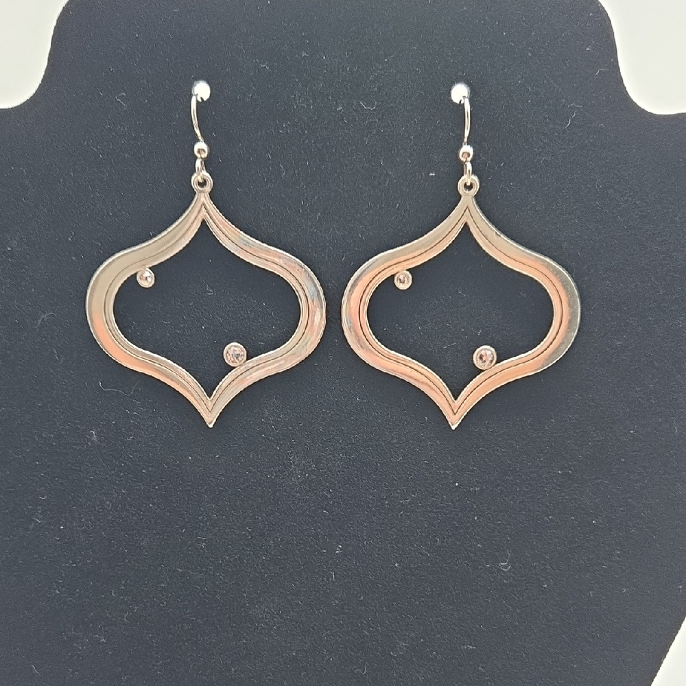Brighton Silver Ornate Earrings